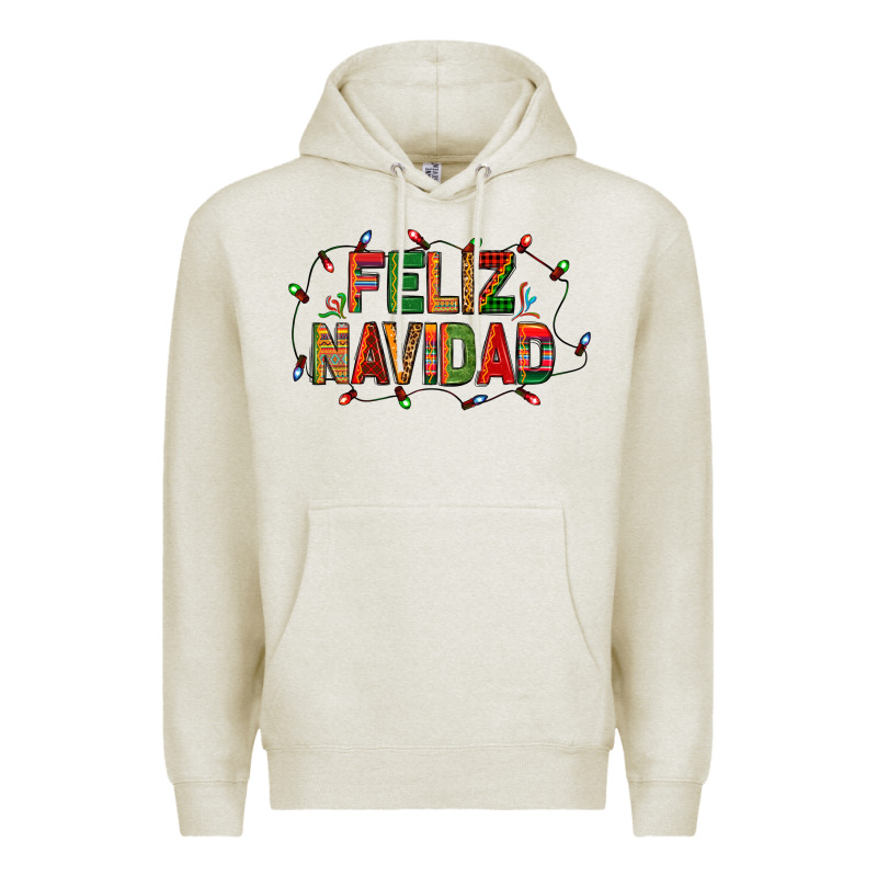 Feliz Navidad Premium Hoodie by BundleAndBundleShop | Teevron