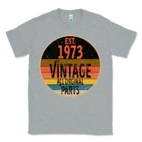 Heather Grey Est 1973 Vintage All Original Parts Classic Tee - Bettercallsaul