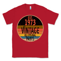 Red Est 1973 Vintage All Original Parts Classic Tee - Bettercallsaul
