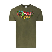 Vintage Olive Grammy Claus Vintage Tee - texasbilliewilder
