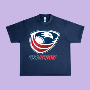 Usa,rugby Urban Heavy Tee Designed By Tuandangui