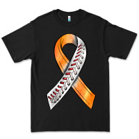 Black Kidney Cancer Ribbon Baseball Premium Tee - BundleAndBundleShop