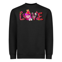 Black Love Coffee Mug Valentines Day Heavyweight Sweatshirt - FaDigitalArtStudio