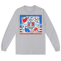 Moon Dust American memorial day rn registered nurse Long Sleeve Tee - TumblerDesignByShophia