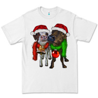 White two christmas heifers Premium Tee - RanaPortraitStore