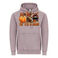 Vintage Zinc Tis' the season Football and maroon helmet Vintage Hoodie - NancyCooperArtShop