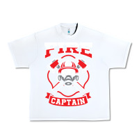 White fire captain firefighter fireman job Urban Heavy Tee - tuanDangUi