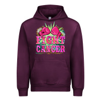 Mauve Wine fight cancer Urban Hoodie - BarkalooDesign