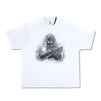 White dishonored   corvo Urban Heavy Tee - tuanDangUi