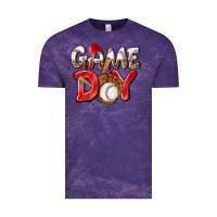 Cloud Purple Game day Baseball Vintage Tee - NancyCooperArtShop