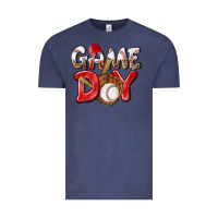 Vintage Denim Game day Baseball Vintage Tee - NancyCooperArtShop