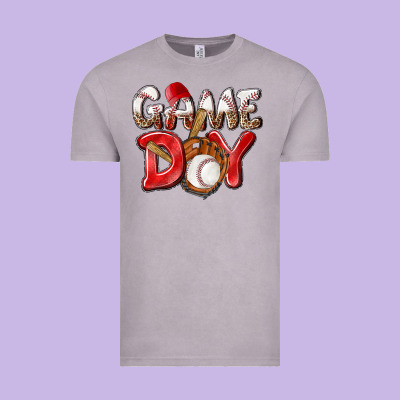 Game Day Baseball Vintage Tee Designed By Nancycooperartshop