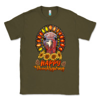 Army Green happy thanksgiving gemstone Classic Tee - RanaPortraitStore
