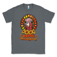Charcoal Heather happy thanksgiving gemstone Classic Tee - RanaPortraitStore