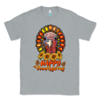 Heather Grey happy thanksgiving gemstone Classic Tee - RanaPortraitStore