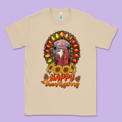 Happy Thanksgiving Gemstone Classic Tee Designed By Ranaportraitstore