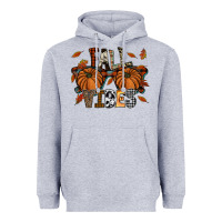 Heather Grey fall vibes Heavyweight Hoodie - SublimationCraftShop
