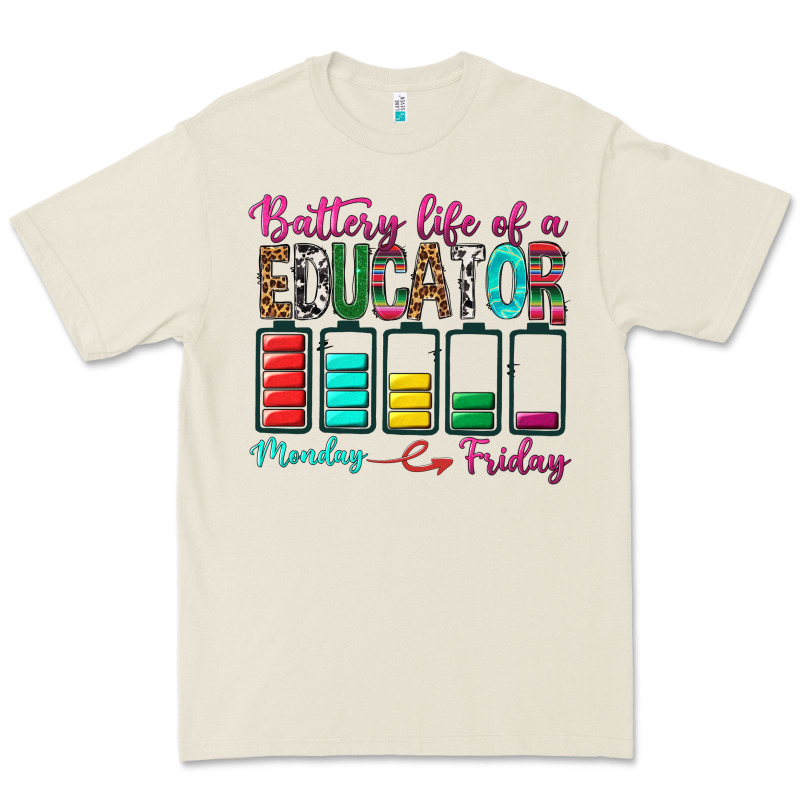 Battery Life Of A Educator Premium Tee by BundleAndBundleShop | Teevron