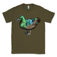 Army Green Cayuga Duck Classic Tee - LillyAllenDesigns