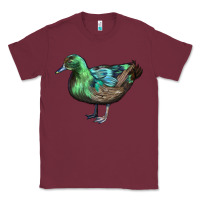 Burgundy Cayuga Duck Classic Tee - LillyAllenDesigns