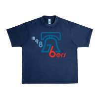 Navy bell,76ers Urban Heavy Tee - tuanDangUi