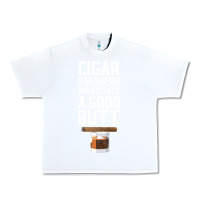 White funny cigar smoker humidor gift set cigar lover sm Urban Heavy Tee - tuanDangUi