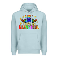 Blue Mist Gay Love Is Beautiful Pride Lgbtq Premium Hoodie - BundleAndBundleShop