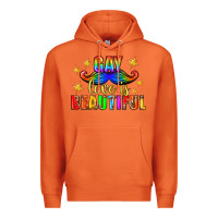 Carrot Gay Love Is Beautiful Pride Lgbtq Premium Hoodie - BundleAndBundleShop