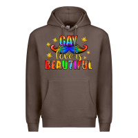 Coffee Gay Love Is Beautiful Pride Lgbtq Premium Hoodie - BundleAndBundleShop