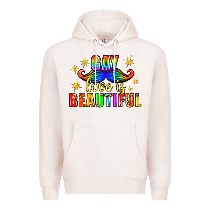 Gay Love Is Beautiful Pride Lgbtq Premium Hoodie by BundleAndBundleShop | Teevron