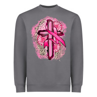 Storm breast cancer cross Heavyweight Sweatshirt - FaDigitalArtStudio