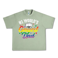 Oil Green 1 worlds gayest dad funny fathers day lgbt pride r Urban Heavy Tee - tuanDangUi
