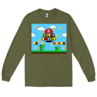 Army Green super daddio Long Sleeve Tee - TumblerDesignByShophia