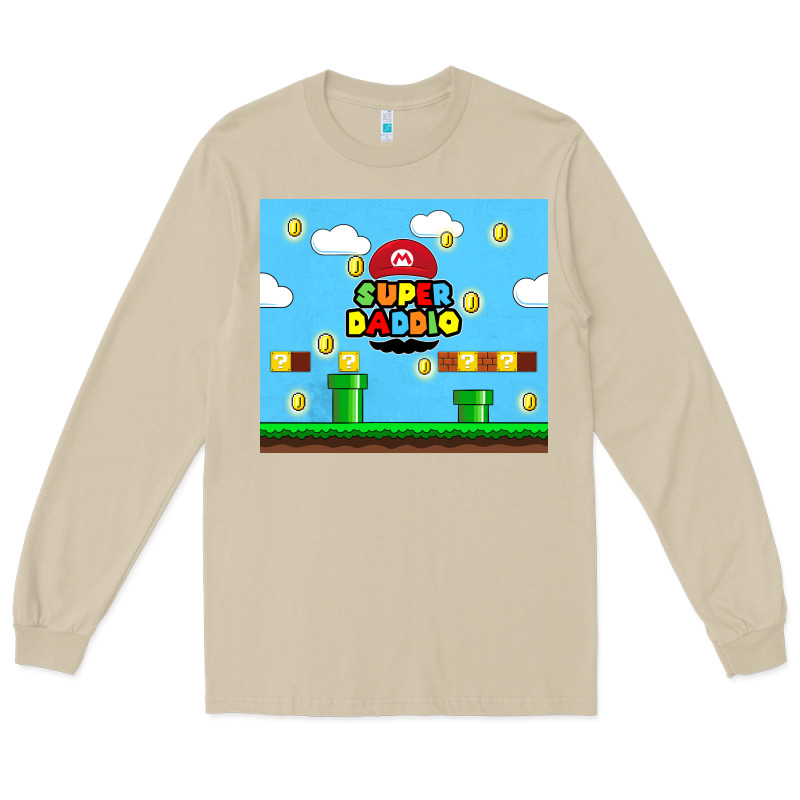 Super Daddio Long Sleeve Tee by TumblerDesignByShophia | Teevron