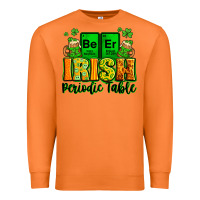 Carrot Beer Irish Periodic table St. Patrick's Premium Sweatshirt - LillyAllenDesigns