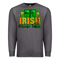 Charcoal Heather Beer Irish Periodic table St. Patrick's Premium Sweatshirt - LillyAllenDesigns