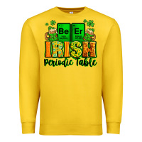 Lemon Beer Irish Periodic table St. Patrick's Premium Sweatshirt - LillyAllenDesigns