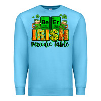 Ocean Blue Beer Irish Periodic table St. Patrick's Premium Sweatshirt - LillyAllenDesigns