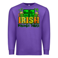 Purple Beer Irish Periodic table St. Patrick's Premium Sweatshirt - LillyAllenDesigns