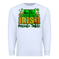 White Beer Irish Periodic table St. Patrick's Premium Sweatshirt - LillyAllenDesigns