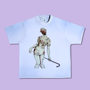 Silent Hill Nurse Urban Heavy Tee Designed By Tuandangui