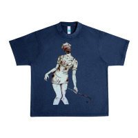 Navy silent hill nurse Urban Heavy Tee - tuanDangUi