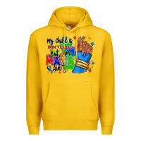 Lemon my child is non verbal but her mama aint afro hand rana Premium Hoodie - RanaPortraitStore