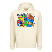 Sandshell my child is non verbal but her mama aint afro hand rana Premium Hoodie - RanaPortraitStore