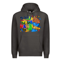 Smoke my child is non verbal but her mama aint afro hand rana Premium Hoodie - RanaPortraitStore
