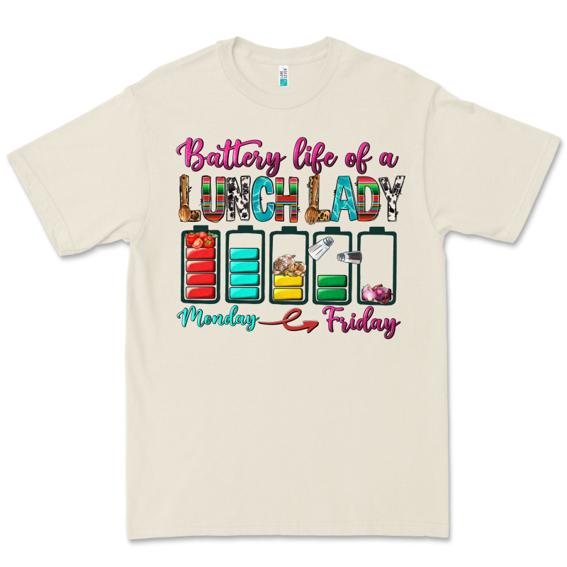 Battery Life Of A Lunch Lady Premium Tee by BundleAndBundleShop | Teevron