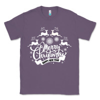 Lavender Merry Christmas Happy New Year Classic Tee - Bettercallsaul