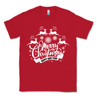 Red Merry Christmas Happy New Year Classic Tee - Bettercallsaul