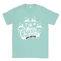 Seafoam Merry Christmas Happy New Year Classic Tee - Bettercallsaul