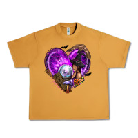 Peanut Butter Halloween Heart with Witch Urban Heavy Tee - texasbilliewilder